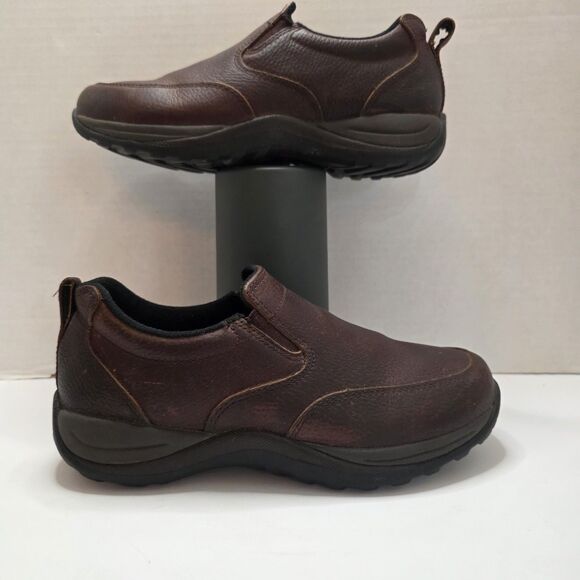 L.L. Bean Comfort Moc II Slip On Men’s 7.5M Brown Leather Shoes 257064 main image 3